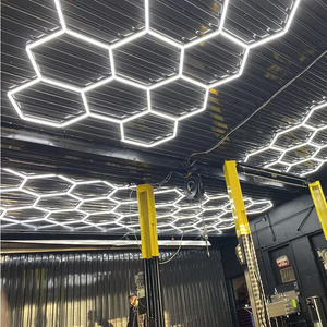 Araba Showroom kapalı ve açık için HanYin tavan avize lamba araba detaylandırma ekipmanları altıgen ışıkları - Product Image 3