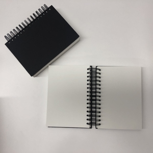 Tùy Chỉnh In Ấn, A4,A5 Bán Buôn Tốt Nhất Trống Đen Vẽ Sketchbook, Bìa Cứng Spiral <span class=keywords><strong>Notebook</strong></span> <span class=keywords><strong>8</strong></span>.5X11 Với Pocket - Product Image 2