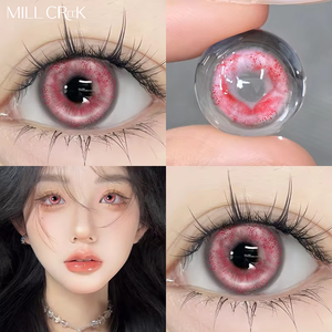 Lentilles de contact <span class=keywords><strong>Halloween</strong></span> exagérées, douces, trois tons, design audacieux pour cosplay, fête costumée, vente en gros - Product Image 5