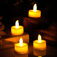 Langlebige flammen lose Tee kerzen LED-Lichter für Hochzeit Valentinstag Halloween Weihnachten