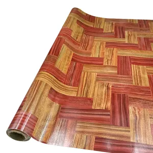 Brown Pauquet Holzmaserung Plank Schaum Schwamm Kunststoff boden Vinyl PVC Linoleum Roll Bodenbelag Teppich Blatt Matte Laminat
