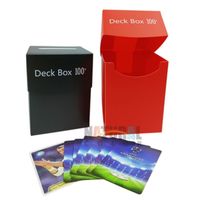Jeu de cartes d'épaisseur en plastique personnalisé plateau magique Yugioh jeu de poker chargeur supérieur boîte de rangement de pont