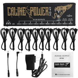 Fuente de Alimentación para Pedal de Efectos de Guitarra Caline CP-04, 10 Salidas Aisladas de 9V/12V/18V, Protección Contra Cortocircuitos/Sobrecorriente con Adaptador - Product Image 2