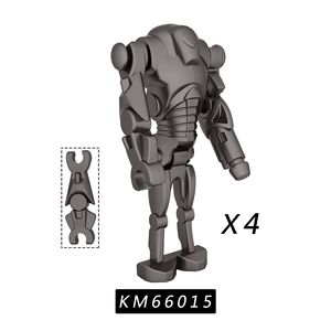 All Droids-<span class=keywords><strong>Robot</strong></span> de combate Space Wars, minibloques de construcción de acción para niños, juguetes de plástico con generales, clon de Grievous - Product Image 4