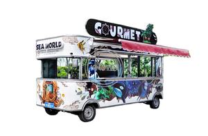 2025 CE Approved Electric Food Vending Truck Mobile Hot Dog <b>Cart</b> with <b>Kitchen</b> Equipment Stainless Steel Food Kiosk - Product Image 6