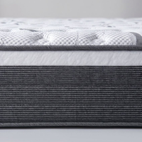 Matelas Orthopédiques 5 Zones en Gros, 12 Pouces, Mousse Gel Ferme, pour Chambre d'Invité, Tailles King, Queen, Twin, Fournisseur Direct en Coton