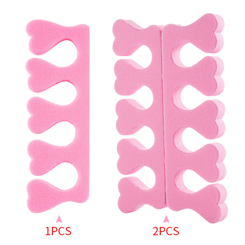 1 шт в форме сердца для пальцев ног, делитель ногтей сепаратор форма для маникюра и педикюра, инструмент для ухода, разделители для пальцев ног