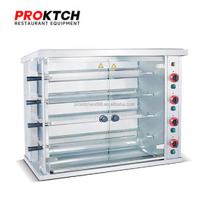 Rôtissoires à <span class=keywords><strong>poulet</strong></span> au <span class=keywords><strong>gaz</strong></span> de haute qualité pour cuisines commerciales avec chauffage uniforme et grande capacité de cuisson - Product Image 1