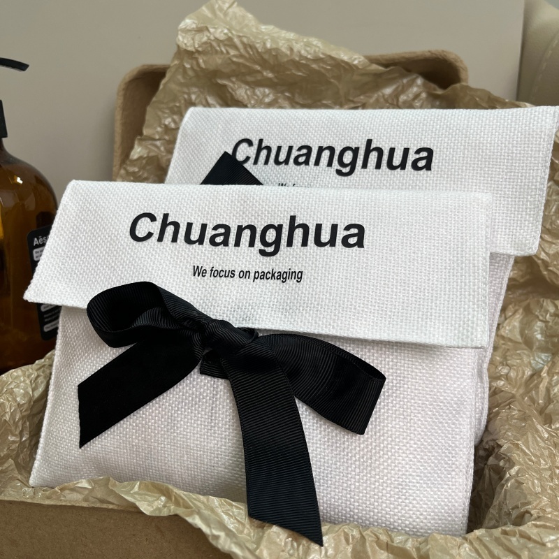 Chuanghua Luxury Textile Packaging White Jute