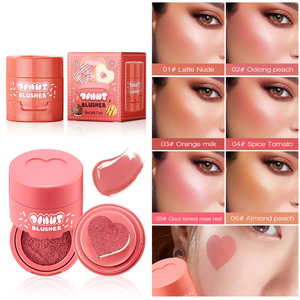 Venta al por mayor Cojín Esponja Sello Colorete Mejor Colorete Uso Múltiple Labio Mejilla Corazón Forma Sello Líquido Colorete - Product Image 4