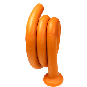 <b>Silicone</b> Soft Masturbator Serra <b>Beads</b> Anal Plug Long Penis & Anus Design for Men & Women's Backyard Anal Sex Toys - Product Image 5
