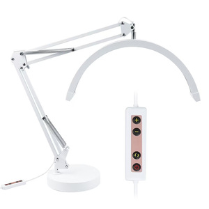 Promotions Dimmable Lampadaire Lumière d'Anneau de Beauté Demi-<span class=keywords><strong>Lune</strong></span> LED Lumière de Beauté Lunaire Lampadaire LED Extensions de Cils - Product Image 4