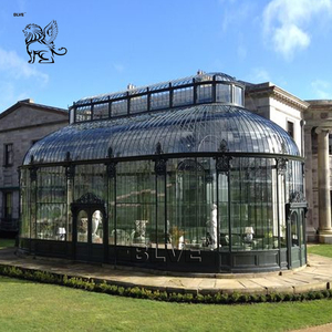 BLVE Villa Moderne Jardin Extérieur Véranda Grande Taille Luxe Mariage Gazebo En <span class=keywords><strong>Fer</strong></span> Forgé Avec Verre - Product Image 1