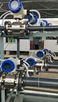 Medidor de Flujo de Agua Digital, Medidor de Flujo Electromagnético de Aguas Residuales Líquidas, Salida de Pulso 4-20 mA Rs485, Fabricante, DN50