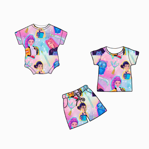 맞춤형 대나무 원피스 잠옷 점프 슈트 거품 거품 장난 꾸러기 스타일 아기 장난 꾸러기 - Product Image 1