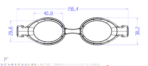 Lunettes de natation pour enfants personnalisées avec logo, haute qualité, haute définition, écologiques, anti-buée, miroir, silicone réglable, étanches - Product Image 2