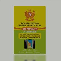 S logo NUEVO HD Privacidad TPU 180*120mm Anti Peep Espion Spy Lamina Hoja DE PRIVACIDAD TPU Protector de pantalla Máquina de corte suave transparente
