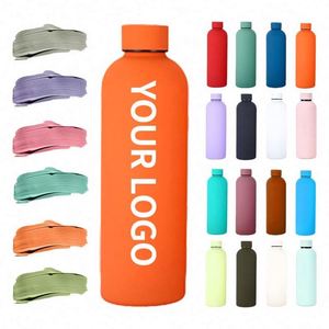 ขวดน้ำเก็บความร้อนสุญญากาศโลหะแบบพกพา ลดราคาพิเศษ พร้อมฝาปิด - Product Image 1