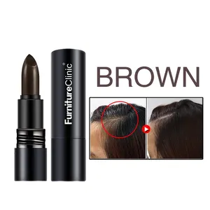 Private Label Natural Organic Temporäre Schwarzbraune Farbe Haar färbemittel Wasch barer Haar färbemittel Stift Haar färbemittel Stick Concealer