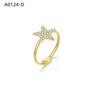 แหวนแฟชั่นประดับเซอร์โคเนีย A0124 สำหรับผู้หญิง เครื่องประดับคุณภาพสูง - Product Image 2