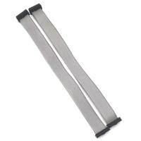 Câble FFC plat gris 16 broches de haute qualité avec connecteur IDC pas de 2,0 mm, âme en cuivre, indice de résistance au feu FT1, isolation PVC, 10 cm, 300 V