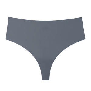 Tanga Deportiva Sexy sin Costuras de Seda de Hielo, Cintura Alta, de una Pieza, Secado Rápido, Transpirable, Antibacteriana, Ecológica, con Logotipo Personalizado - Product Image 6