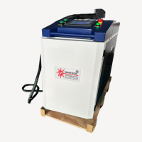 Machine de nettoyage laser pulsé Raycus 500W certifiée CE, automatique, pour aluminium, métal, bois, pierre, respectueuse de l'environnement