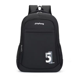 Venta Directa de Fábrica, Mochila para Computadora Portátil, Oxford, Impermeable, Gran Capacidad, Unisex, Diseño Geométrico, con Puerto USB y Protección Antirrobo - Product Image 4