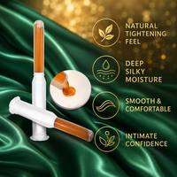 Gel hydratant vaginal à base de plantes avancé, certifié CE, formule sûre pour le nettoyage vaginal, emballage stérile en sachet aluminium, vente en gros