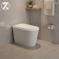 Toilette intelligente, fourniture directe d'usine, siège chauffant, surface émaillée durable, usage commercial et résidentiel, fournisseur en gros