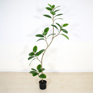 Green <span class=keywords><strong>Scape</strong></span> Home Decor Plantes artificielles Pot à tige épaisse Plantes artificielles en pot pour la vie à la maison - Product Image 4