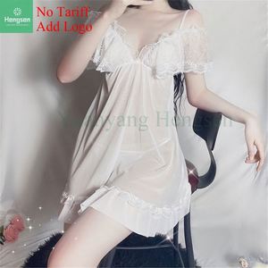 Camisón <span class=keywords><strong>de</strong></span> <span class=keywords><strong>mujer</strong></span> <span class=keywords><strong>de</strong></span> talla grande <span class=keywords><strong>con</strong></span> descuento, ropa <span class=keywords><strong>de</strong></span> dormir <span class=keywords><strong>de</strong></span> encaje transparente <span class=keywords><strong>de</strong></span> gasa, vestido <span class=keywords><strong>de</strong></span> noche transparente <span class=keywords><strong>con</strong></span> <span class=keywords><strong>tirantes</strong></span> para <span class=keywords><strong>mujer</strong></span> - Product Image 4