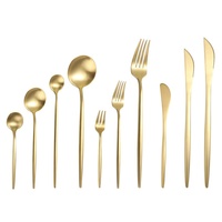 Ensemble de couverts en acier inoxydable 304, poli miroir, couteau, fourchette, cuillère, vaisselle pour hôtel, restaurant, mariage, vente en gros