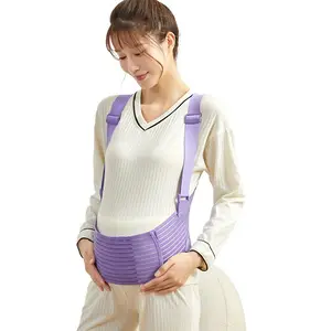 New Large Size Universal Maternity Belly Belt Breathable Shoulder Type For Late Pregnancy 4 Seasons Protection Waist Strap