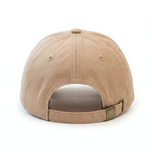 Gorras de Béisbol Personalizadas OEM de 6 Paneles con Logotipo Bordado, Gorras de Algodón Marrón sin Estructura para Hombre - Product Image 5