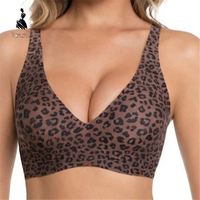 Soutien-gorge sans armatures à fermeture latérale pour femme, style léopard, best-seller transfrontalier, directement du fabricant, coupe 3/4, style Pure Desire sexy