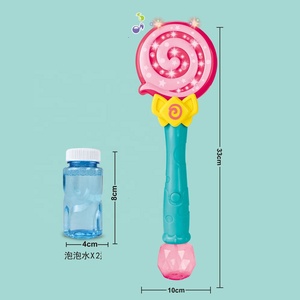 Bâton à bulles lumineux pour enfants, sucette lumineuse, machine à bulles électrique en plastique, jouet musical, bâtonnets à bulles LED - Product Image 6