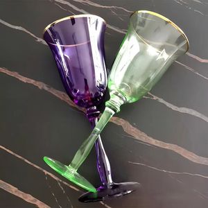 Copa de cristal Retro Vintage, diseño de una sola cuenta fresca pequeña para francés clásico para champán y vino tinto - Product Image 4