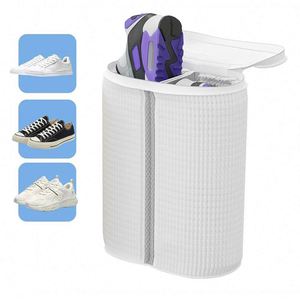 Sac de lavage personnalisé en polyester avec boucle de verrouillage anti-déformation pour machine à laver, nettoyant pour chaussures OEM - Product Image 2