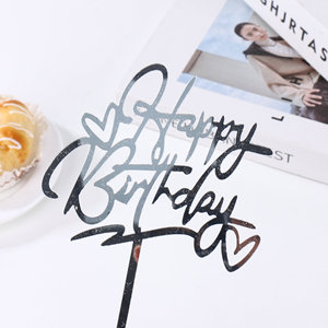 Paquete <span class=keywords><strong>de</strong></span> 50 Adornos Acrílicos <span class=keywords><strong>para</strong></span> Pastel <span class=keywords><strong>de</strong></span> <span class=keywords><strong>Cumpleaños</strong></span>, Letreros <span class=keywords><strong>de</strong></span> Feliz <span class=keywords><strong>Cumpleaños</strong></span>, Decoración <span class=keywords><strong>para</strong></span> Fiestas - Product Image 3