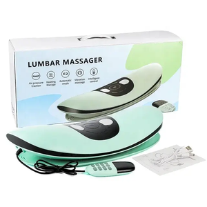 Terapia de compresa caliente Masajeador de vibración Masaje lumbar Función de Camilla de espalda Intensidad ajustable - Product Image 6