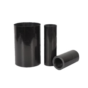 Tubo Redondo de Fibra de Carbono, Tubo de Fibra de Carbono de Gran Diámetro, Tubería de Fibra de Carbono Personalizada - Product Image 1