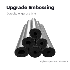 Funas PVC Chịu Nhiệt Điều Hòa Không Khí Pre-Cắt Nhôm Lá Cao Su Cách Nhiệt Ống Với Tự Dính - Product Image 6