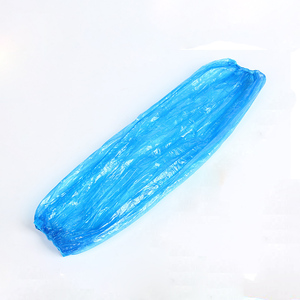 <span class=keywords><strong>Bras</strong></span> et manchons en plastique PE CPE couvre-manches protecteurs manchon en plastique jetable imperméable avec manchette élastique - Product Image 3