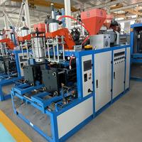 Machine de moulage par soufflage semi-automatique pour plaques de haltères, kettlebells et haltères en PP/PVC/EVA, économe en énergie, économise les matières premières XIANGLONG