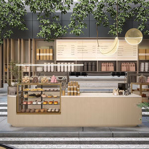 Muebles de Madera para <span class=keywords><strong>Cafetería</strong></span>, Panadería, Bar, Comercio Minorista, Mostrador de <span class=keywords><strong>Cafetería</strong></span>, Vitrina para <span class=keywords><strong>Pastelería</strong></span> - Product Image 1