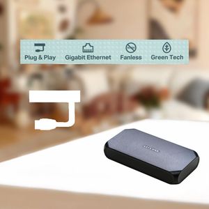 Venta caliente <span class=keywords><strong>TP</strong></span>-<span class=keywords><strong>Link</strong></span> LS1008G 8-Port Desktop Plug Play Fanless Energy Efficient Home Use VPN Firewall - Product Image 6