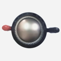 Diaphragme de haut-parleur en aluminium et plastique de haute qualité 74,46 mm, résistant aux hautes températures, unité de protection audio, phase plug driver 8