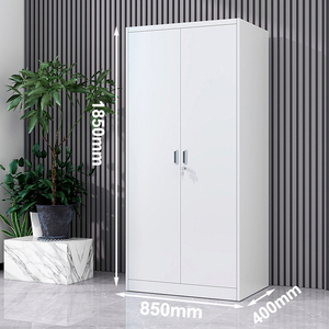 <span class=keywords><strong>Armoire</strong></span> de rangement métallique en acier à 2 portes verrouillables au design moderne, <span class=keywords><strong>4</strong></span> étagères réglables, écologique, vente en gros - Product Image 5