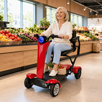 Trottinette à quatre roues ES-L4 pliable, étanche, suspension intégrale, batterie lithium 20Ah/15Ah, charge utile 120kg, cadre en aluminium, approvisionnement en gros à l'étranger